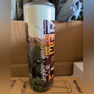 New 20oz Sublimation Tumbler- Comes W/Reusable Straw & Lid